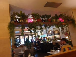 Decor at Glas Restaurant in Dublin