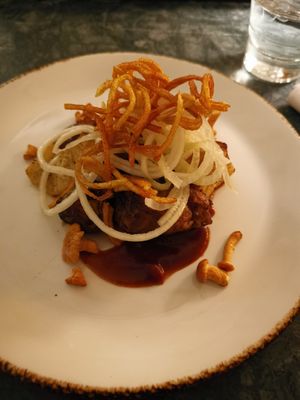 The Jerusalem artichokes at Glas Restaurant in Dublin