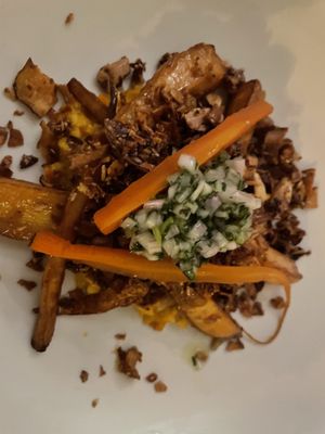 Miso parsnip  at Glas Restaurant in Dublin