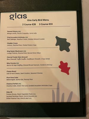   at Glas Restaurant in Dublin