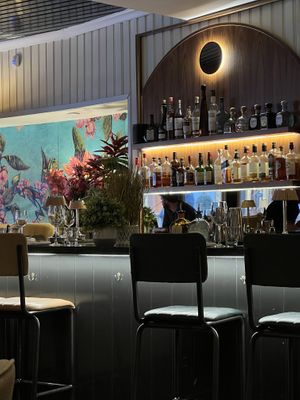 Botanical theme  at Glas Restaurant in Dublin
