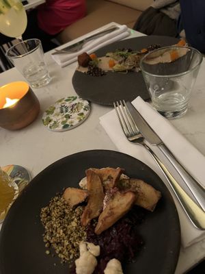 Starters  at Glas Restaurant in Dublin