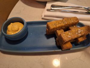 Polenta fries at Glas Restaurant in Dublin