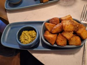 Patatas bravas at Glas Restaurant in Dublin