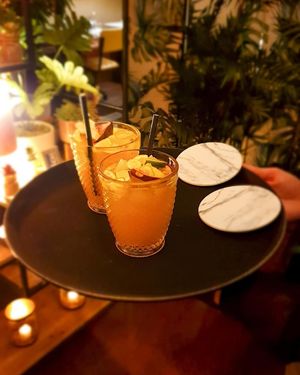 Cocktails at Glas Restaurant in Dublin