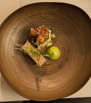 First course summer tasting menu at Glas Restaurant in Dublin