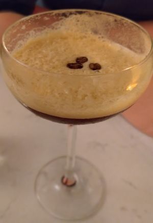 Espresso martini at Glas Restaurant in Dublin