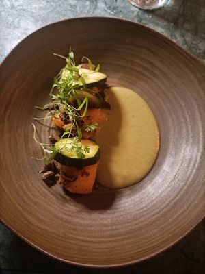 Roast Summer Squash at Glas Restaurant in Dublin