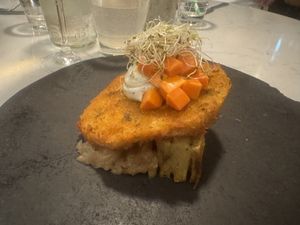Schnitzel   at Glas Restaurant in Dublin