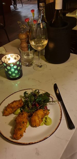 fritters  at Glas Restaurant in Dublin