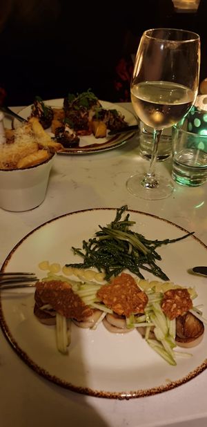 scallops  at Glas Restaurant in Dublin