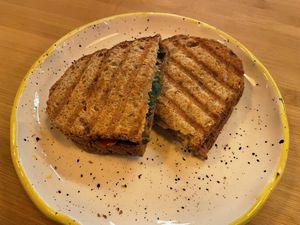 Sandwich vegano  at Mia in Malaga