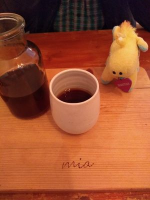 Columbian beans in a pour over coffee. Sebastián approved! at Mia in Malaga