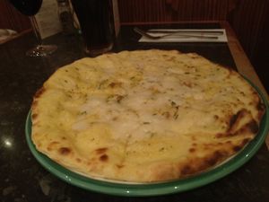 Vegan cheesy garlic bread at Frankie & Benny's - Gelderd Rd in Leeds