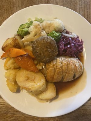 Vegan mushroom Wellington  at The Godstone Inn in Godstone