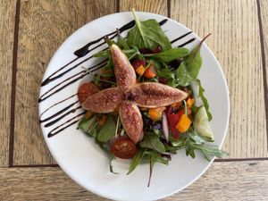Fig, walnut & feta salad   at The Godstone Inn in Godstone