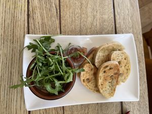 Mushroom pate   at The Godstone Inn in Godstone