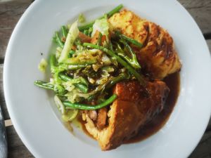 'no chicken' pie! So so good at The Godstone Inn in Godstone