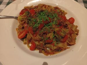 Verdure pasta at The Grand in Ottawa