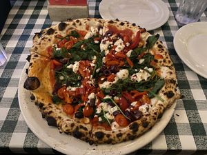 The Vegan pizza  at The Grand in Ottawa