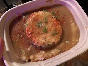 Loco moco at Namu Stonepot in San Francisco