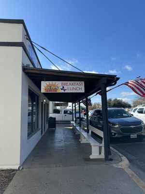 Outsidee  at Texas Sunrise in Fredericksburg