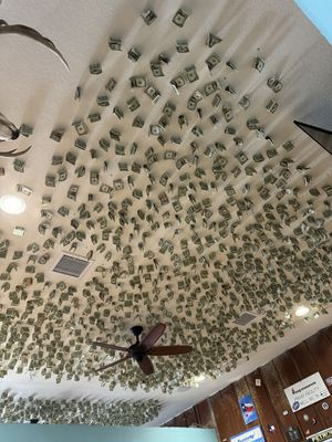 Ceiling  at Texas Sunrise in Fredericksburg