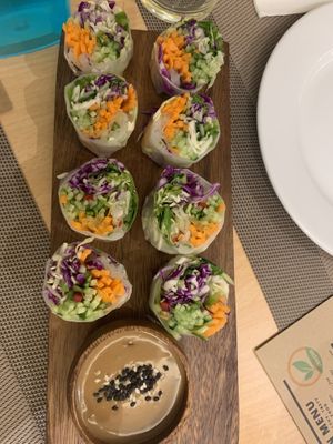 Spring Rolls at iVegan in Makati