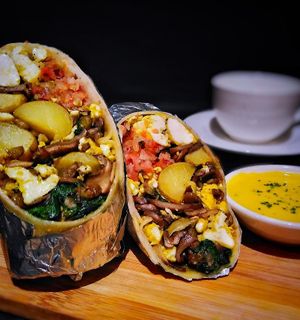 Breakfast Burrito at iVegan in Makati