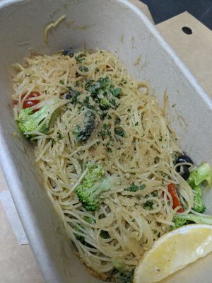 Vegan Lemon Butter Pasta at iVegan in Makati