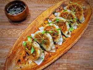 Gyoza at iVegan in Makati