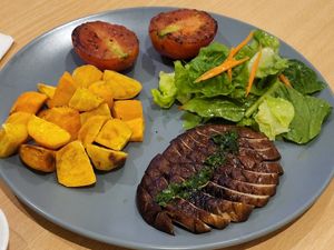 Portobello steak at iVegan in Makati