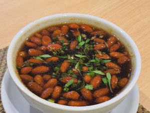 Shittake soup at iVegan in Makati