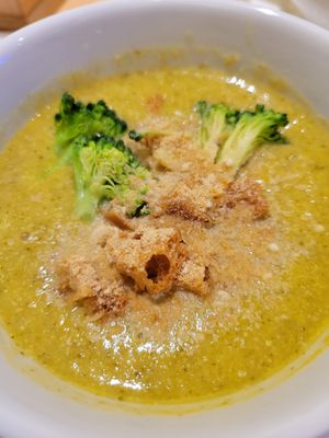 Pumpkin soup at iVegan in Makati