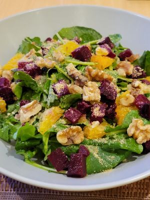 Beetroot salad at iVegan in Makati