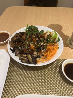 Bibimbap - spicy!!   at iVegan in Makati
