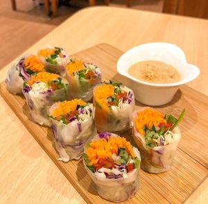 iVegan Fresh Spring Rolls 🌱 at iVegan in Makati