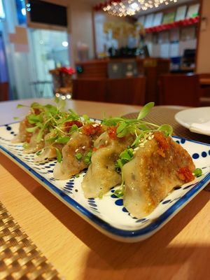 Gyoza at iVegan in Makati