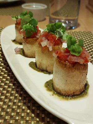 Scallops (Mushroom) at iVegan in Makati