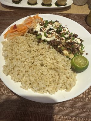 Sisig   at iVegan in Makati