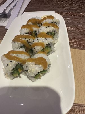 Mango/veggie Sushi   at iVegan in Makati