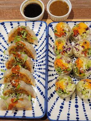 Favorite two appetizers at iVegan in Makati