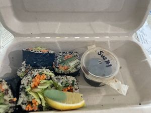 Quinoa Sushi  at iVegan in Makati