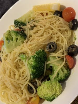 Angelhair lemon butter pasta  at iVegan in Makati