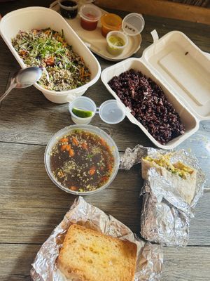 Ordered grab delivery  at iVegan in Makati