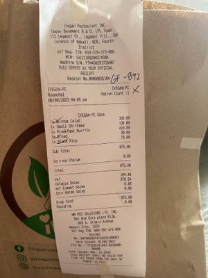 Manila vegan restaurants are expensive  at iVegan in Makati