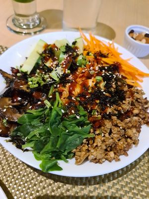 Bibimbap at iVegan in Makati