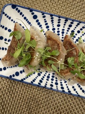 Gyozas   at iVegan in Makati