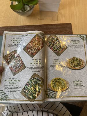 Extensive menu   at iVegan in Makati