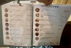 Menu page 1  at iVegan in Makati